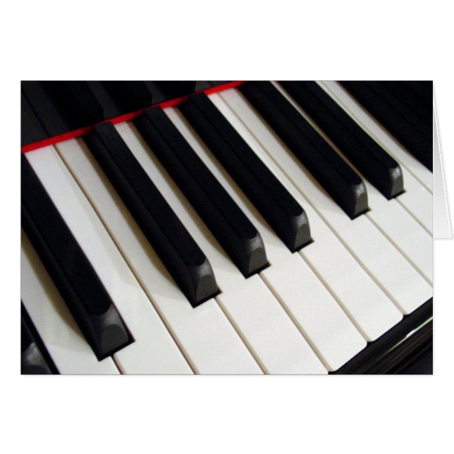 Piano Keyboard Keys (Front Horizontal)