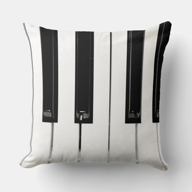 Piano Keyboard Keys Cushion (Front)