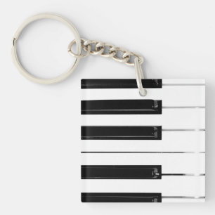 Piano Keyboard Keys Key Ring