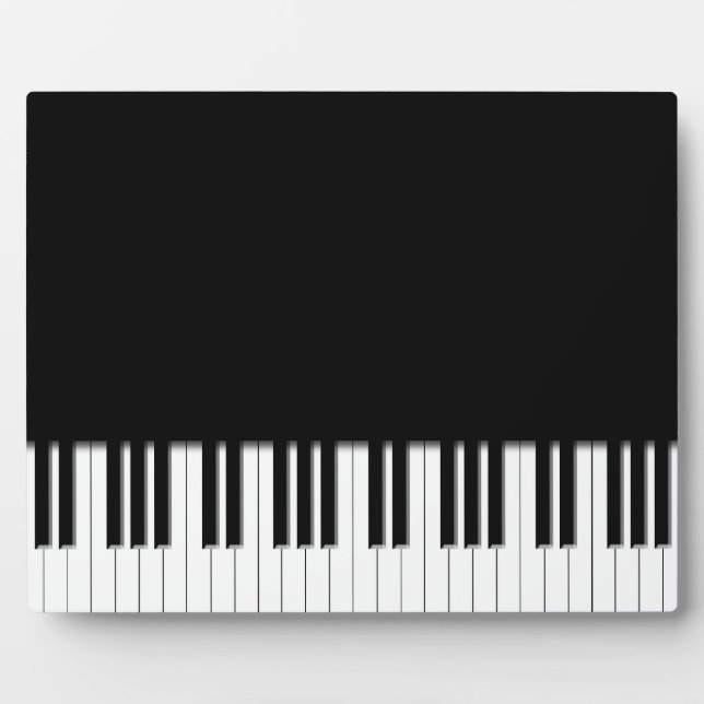Piano Keyboard Keys Plaque (Front)