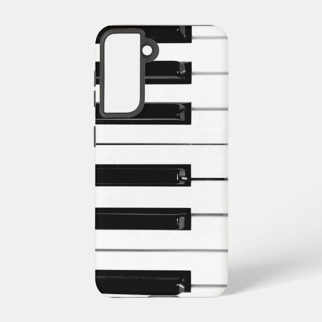 Piano Keyboard Keys Samsung Galaxy S21 Case (Back)