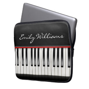 Piano Keyboard Laptop Sleeve