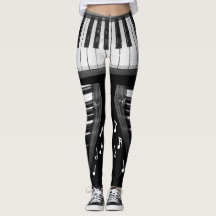 Piano Keyboard leggings