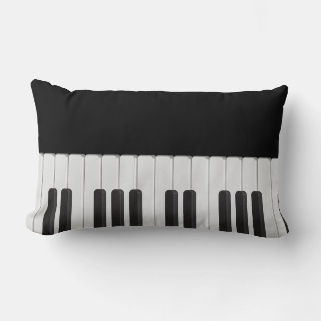 Piano keyboard lumbar cushion (Front)