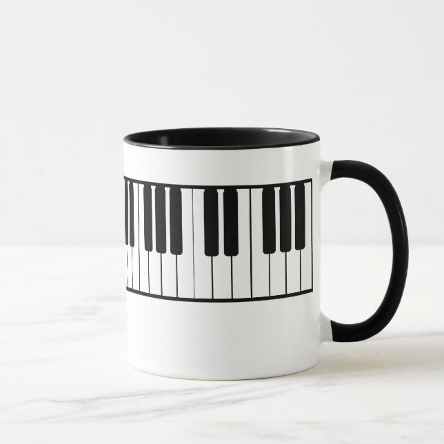 Piano Keyboard Mug (Right)