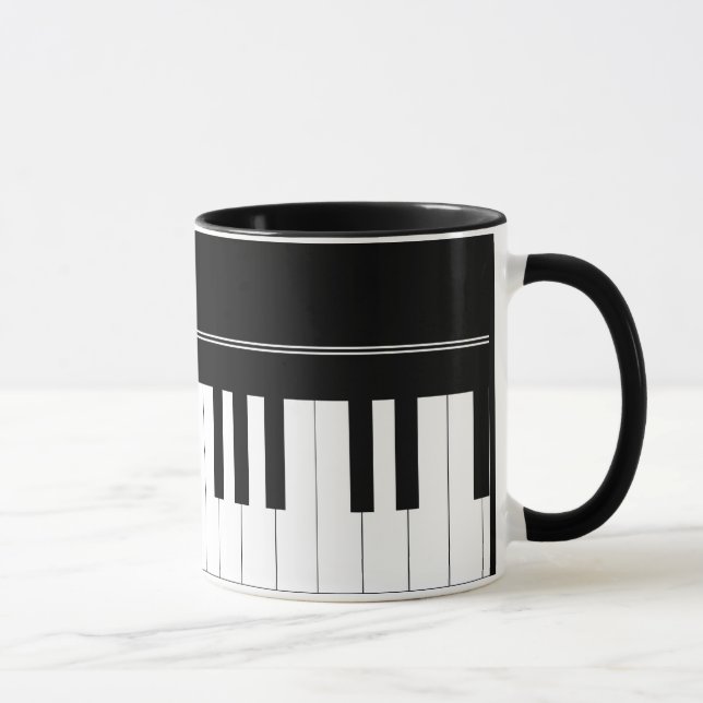 Piano keyboard mug (Right)
