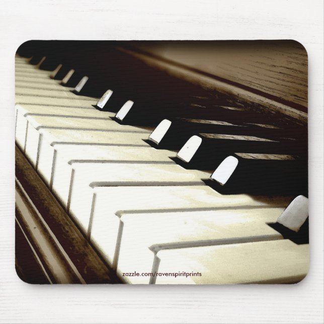 Piano Keyboard Music-lover's Designer Mousemat (Front)