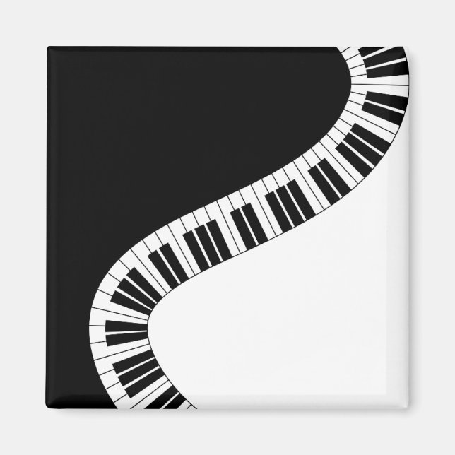 Piano Keyboard Musical Magnet (Front)