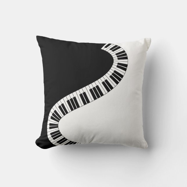 Piano Keyboard Musical Pillow (Front)