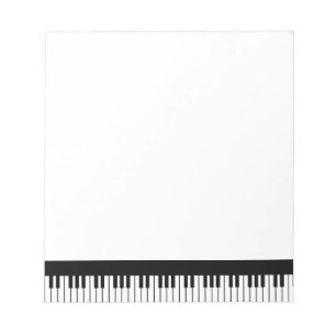 Piano Keyboard Notepad