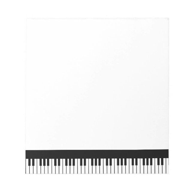 Piano Keyboard Notepad (Front)
