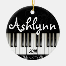 Piano Keyboard Personalised Pianist Musician Gift