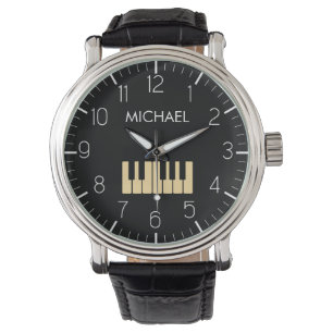 Piano Keyboard Personalized Musician's Watch