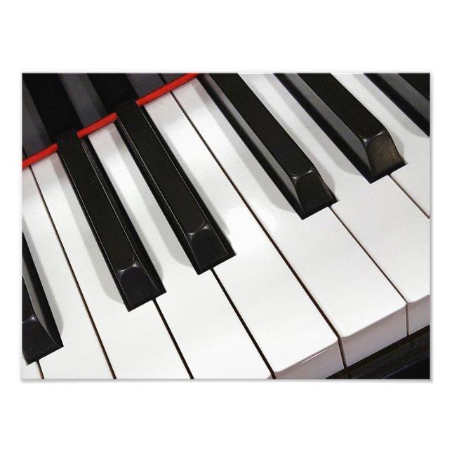 Piano Keyboard Photo Print (Front)