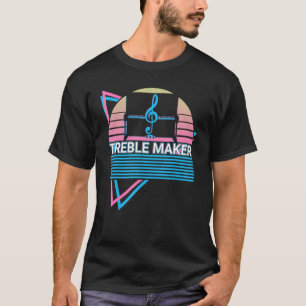 Piano Keyboard Piano Retro Treble Maker T-Shirt