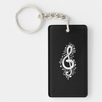 Piano Keyboard Player Piano Musician Music Note Key Ring
