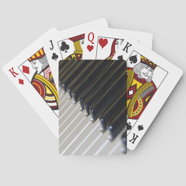 Piano Keyboard Playing Cards (Back)