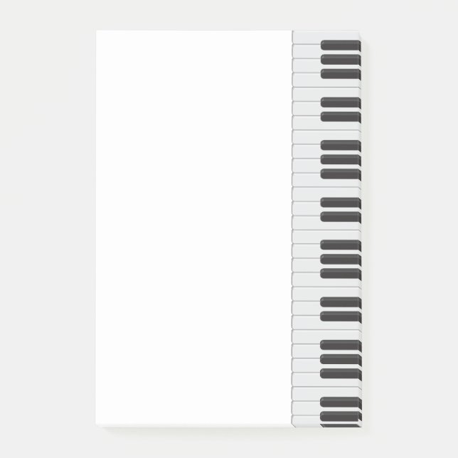 Piano keyboard post-it notes (Front)
