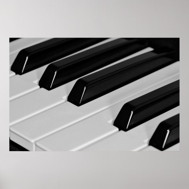 Piano keyboard poster (Front)