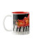 Piano Keyboard Roses and Music Notes