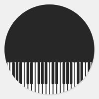 Piano Keyboard Sticker