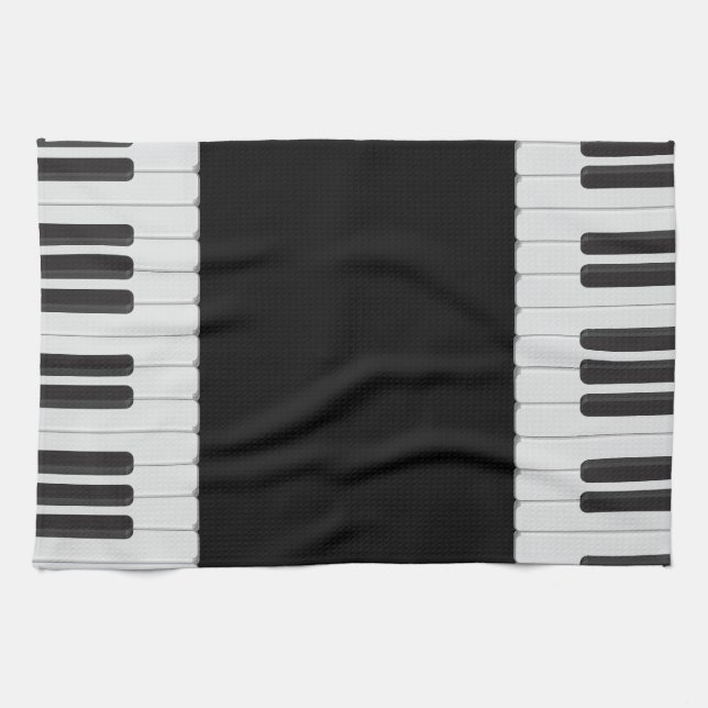 Piano keyboard tea towel (Horizontal)