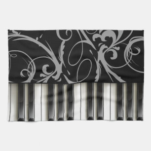 Piano Keyboard Tea Towel