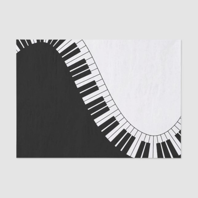 Piano Keyboard Tissue Paper (Front)