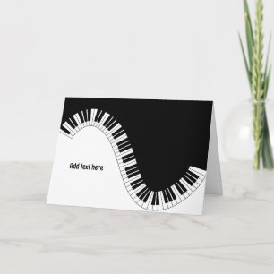 Piano Keyboard Waves TEMPLATE