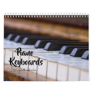 Piano Keyboards 2027 Calendar