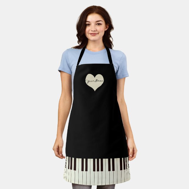 Piano Keys Apron (Worn)