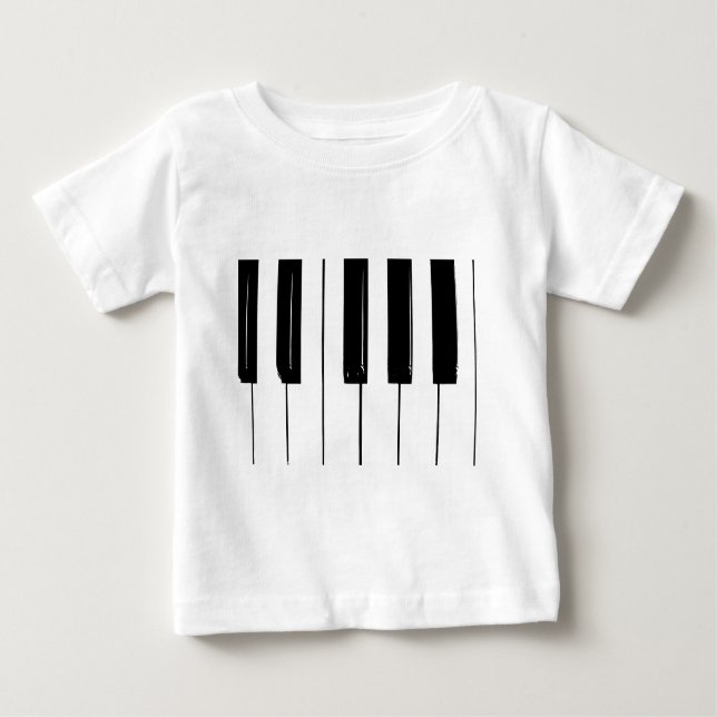 Piano Keys Baby T-Shirt (Front)