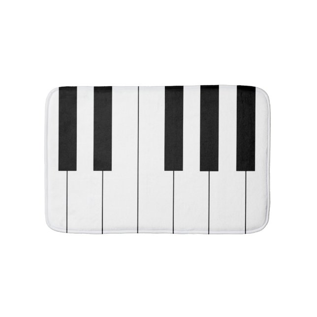 Piano Keys Bath Mat (Front)