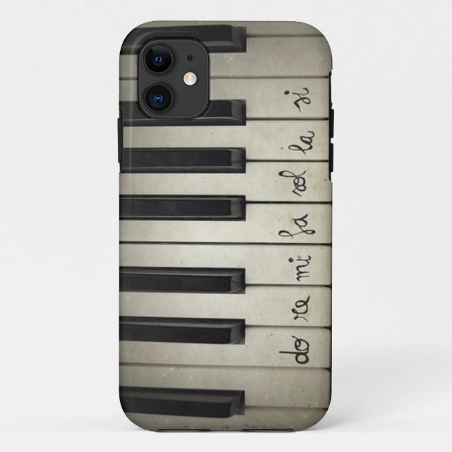 Piano Keys Case-Mate iPhone Case (Back)