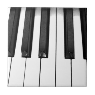 Piano keys ceramic tile