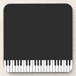 Piano Keys Coaster Set