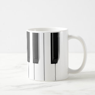 piano keys coffee mug