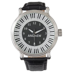 Piano Keys Design Watch