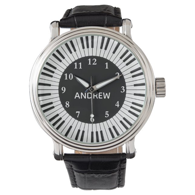Piano Keys Design Watch (Front)