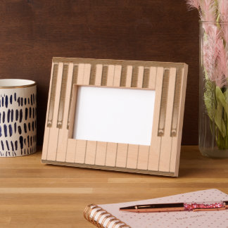 Piano Keys Etched Frames