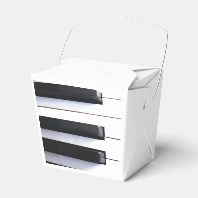 Piano Keys Favour Boxes (Front Side)