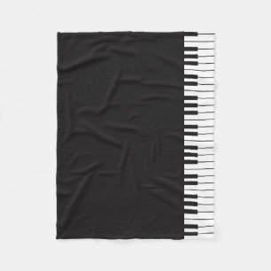 Piano Keys Fleece Blanket