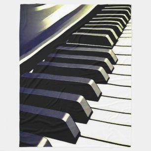 PIANO KEYS FLEECE BLANKET