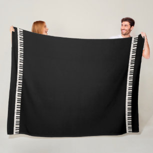 Piano Keys Fleece Blanket