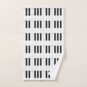 Piano Keys Hand Towel