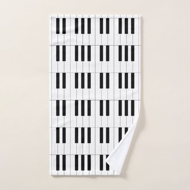 Piano Keys Hand Towel (Hand Towel)