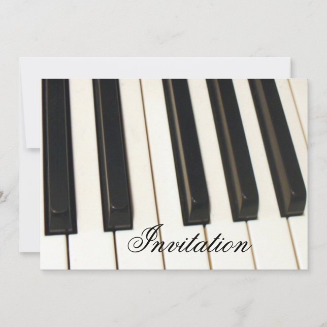 Piano Keys_ Invitation (Front)