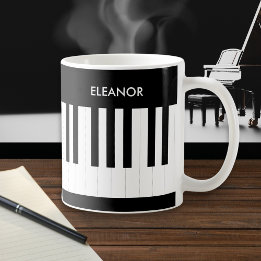 Piano Keys Keyboard Music Musical Instrument Coffee Mug