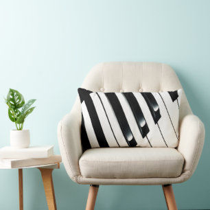 Piano Keys Lumbar Cushion