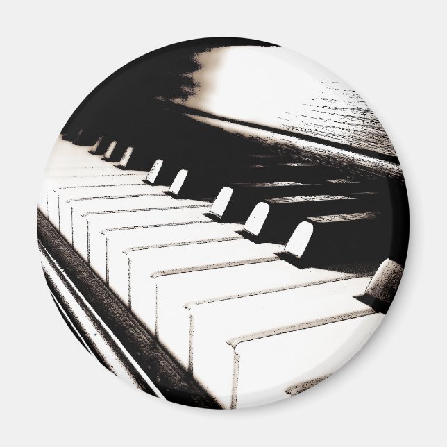Piano Keys Macro Magnet (Front)